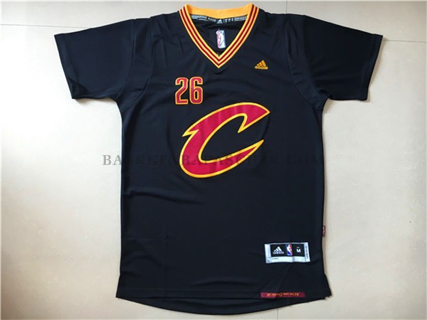 Maillot NBA Manche Courte Cleveland Cavaliers Korver Noir